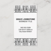 Boho-stijlpatroon Visitekaartje (Voorkant)