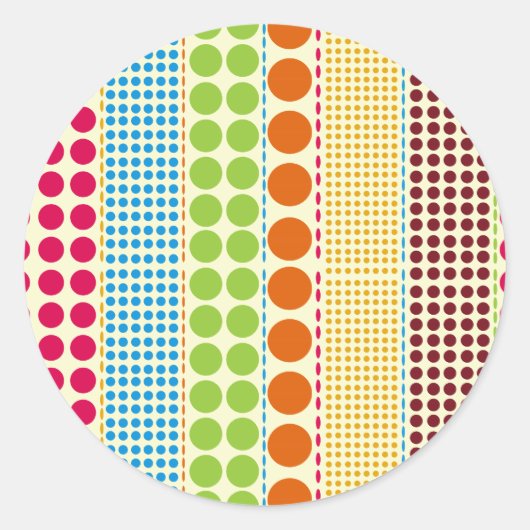 Boho Stippen Envelop Seal Sticker (Voorkant)