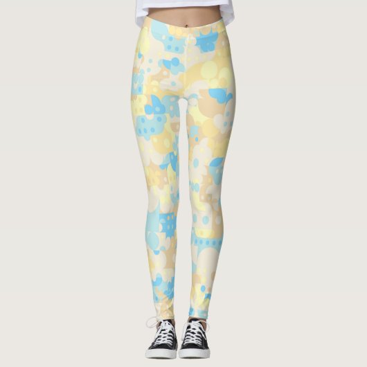 Boho Stippenpatroon Leggings (Voorkant)