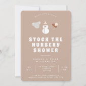 Boho Stock de Nursery Baby shower Kaart (Voorkant)