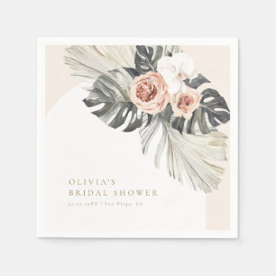 Boho Stof Bloemboog Servet
