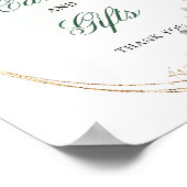 Boho Stof Groen Eucalyptus Kaarten En Cadeaus Tafe Poster (Hoek)