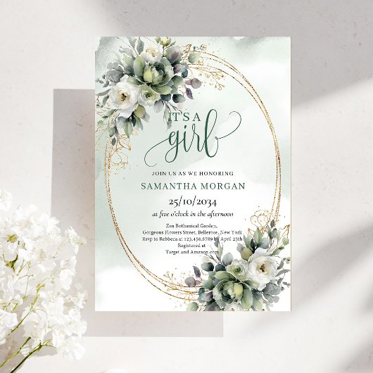 Boho Stof Groen Eucalyptus Ontwerp Het Is Een Meis Kaart