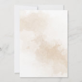 Boho Stof Roze en Burgundy Sla onze nieuwe datum o Kaart (Achterkant)