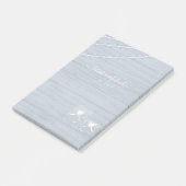 BOHO Stofblauwe Drijfhout Mason Jars Trouwen Post-it® Notes (Schuin)