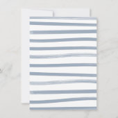 Boho Stork Baby shower Clothesline Kaart (Achterkant)