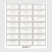 Boho Storybook Dragon Baby shower Gastadres Sticker (Vel)