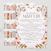 Boho Storybook Floral Mad Libs Vrijgezellenfeest s (Voorkant / Achterkant)