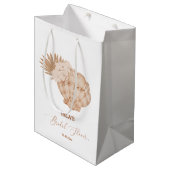 Boho Strand Bruidsmeisje Borrel Medium Cadeauzakje (Voorkant Gekanteld)