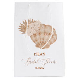 Boho Strand Bruiloftsontvangst Medium Cadeauzakje