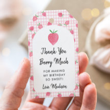 Boho Strawberry Berry Sweet Birthday