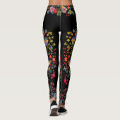 Boho Strawberry Floral Leggings (Achterkant)