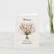 Boho Streep + Bruidsboeket Bruidsmeisje