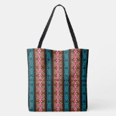Boho Streep Tote Bag (Achterkant)