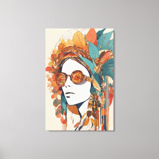 Boho stretched canvas Print (Voorkant)