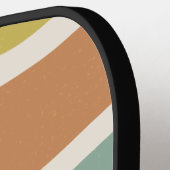 Boho Strip Patroon Aangepaste naam Pickleball Padd Paddle (Links Detail)