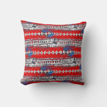 Boho Stripe 4 juli Rood Wit en Blauw