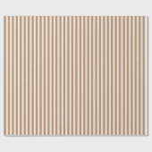 Boho Stripe Striped Neutral Minimalist Earth Tones Cadeaupapier (Vlak)
