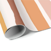 Boho Striped Wrapping Paper Cadeaupapier (Rol Hoek)