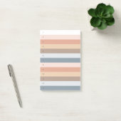 Boho Stripes Numbered Post-it Notes (Kantoor)