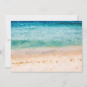 boho strtropisch strand , foto van bedankt en lief (Achterkant)