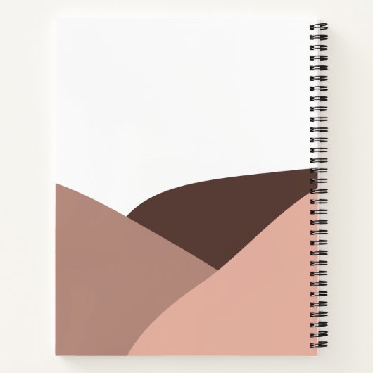 Boho Student School Onderwerp Spiral Notitieboek (Achterkant)