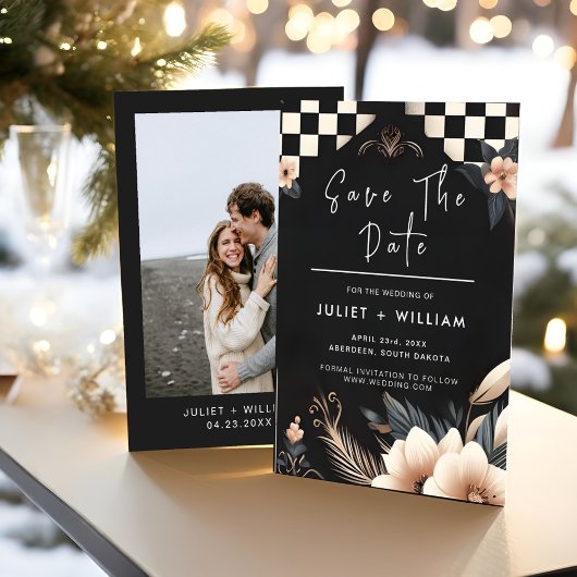 Boho Studio Creatief Geïllustreerd Huwelijk Save The Date