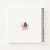 Boho Style aanpasbaar Recipt spirale laptop Notitieboek (Achterkant)