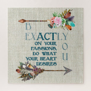 Boho Style Arrows   Wees precies jij   INSPIREREND Legpuzzel