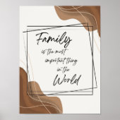 Boho Style Art Family is het belangrijkste Poster (Voorkant)