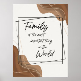 Boho Style Art Family is het belangrijkste Poster