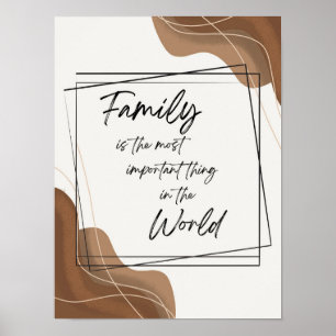 Boho Style Art Family is het belangrijkste Poster