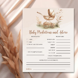 Boho Style Baby stroller neutral baby shower