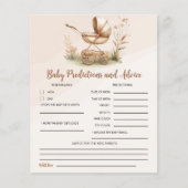 Boho Style Baby stroller neutral baby shower (Voorkant)