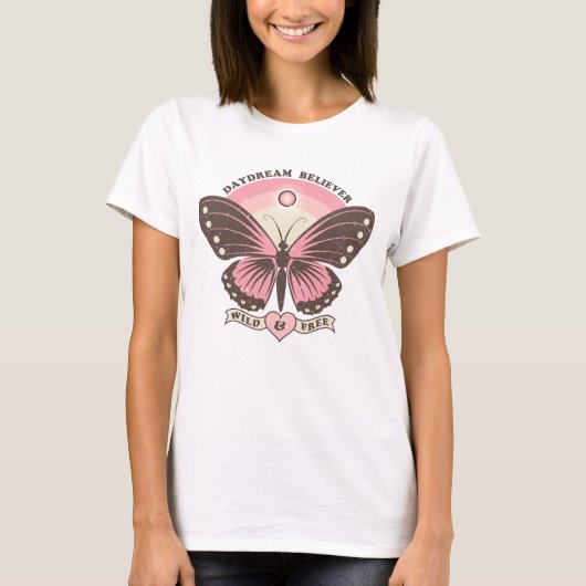 Boho Style Butterfly - DayDream - Wilde & Vrij T-shirt (Voorkant)