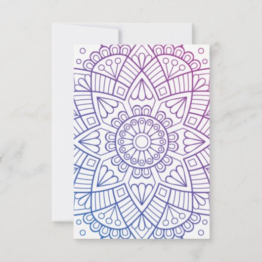 Boho Style Divorce Party Kaart (Achterkant)