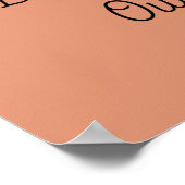 Boho Style Flower Minimalist Bloom motivatie Poster (Hoek)