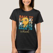 Boho Style Groovy Smile Back to School T-shirt (Voorkant)