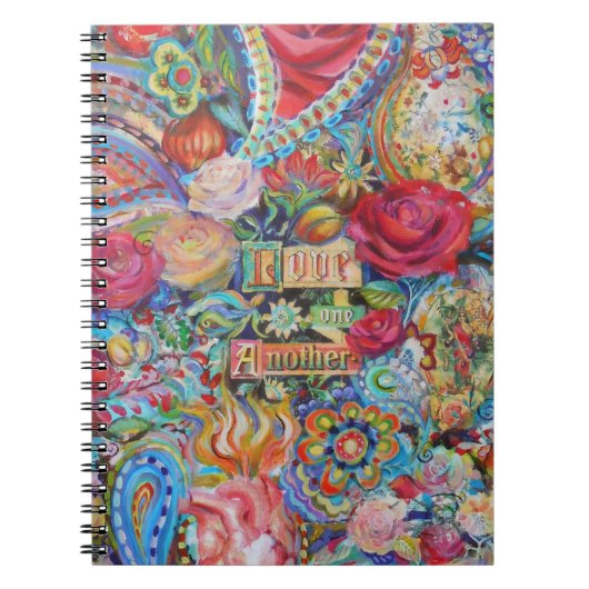 Boho Style Paisley Love Notitieboek (Voorkant)