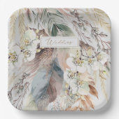 Boho Style Papieren Bordje (Voorkant)