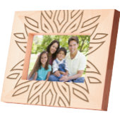 Boho Style Pattern geëtst Afbeelding Lijst Gegraveerde Lijstjes