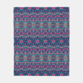 Boho Style Pink Fleece Blanket Deken (Voorkant)