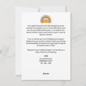 Boho Style Real Estate Happy Thanksgiving Feestdagenkaart (Achterkant)