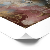 Boho Style Sheep Poster door PS Natuur Design (Hoek)