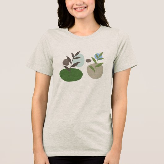 Boho Style T-Shirt – Bohemian Graphic Tee for Free (Voorkant)