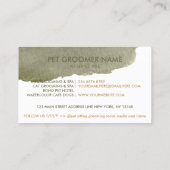 Boho Style Verzorging Dier Bad Spa Katten Honden Visitekaartje (Achterkant)