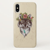 Boho Style Wolf Halo Portrait Case-Mate iPhone Case (Achterkant)