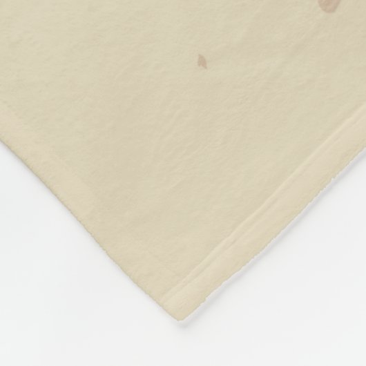 Boho Style Wolf Halo Portrait Fleece Deken (Hoek)