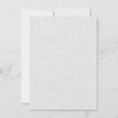 Boho Succulent Cactus Krans Verlovingsfeest Kaart (Achterkant)