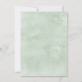 Boho Succulent Greenery Bachelorette Party Kaart (Achterkant)